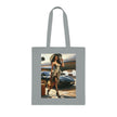 Chic Travel Cotton Tote Bag - Fashionable Design for Jetsetters