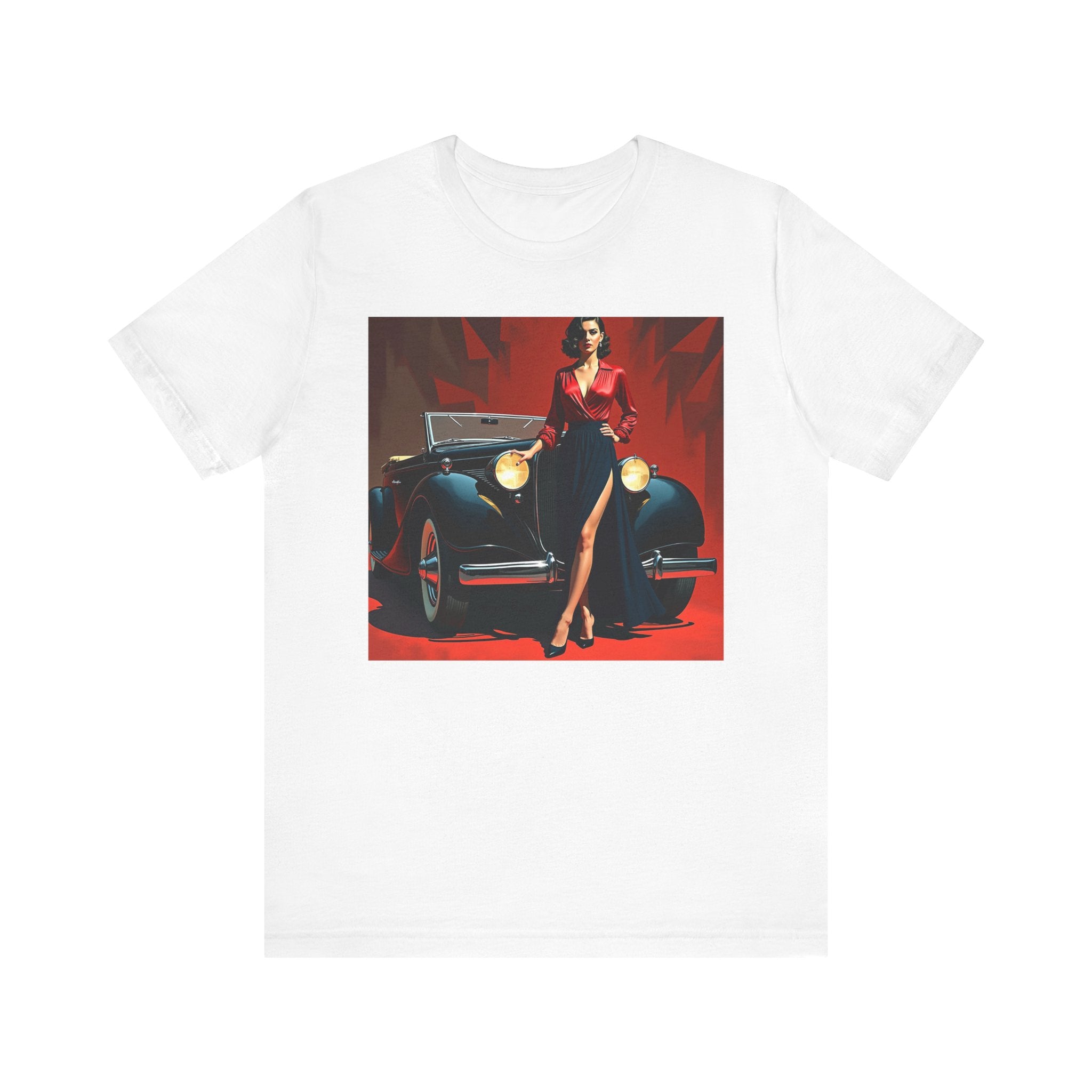 Retro Glamour Classic Tee For Him, Vintage Car Shirt, Fashion Tee for Car Lovers, Unisex Graphic Shirt, Perfect Gift for Retro Enthusiasts