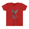 Mystical Phoenix Youth Tee, Magical T-Shirt for Kids, Fantasy Shirt, Perfect Birthday Gift, Summer Outfit, Kids Apparel