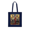 Vintage Glamour Cotton Tote Bag , Artistic Tote Bag