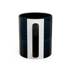 Elegant Cityscape Coffee Mug - 11oz featured in an elegant table setting.
