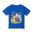 Cute Snail Toddler T-Shirt, Kids Apparel, Baby Shower Gift, Garden Party Outfit, Playful Shirt