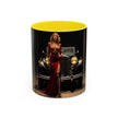 Vintage Glamour Coffee Mug - 11oz gift-wrapped, ideal for special occasions like birthdays.