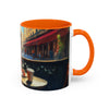 Bring color to your tea experience with the Parisian Dream Coffee Mug - 11oz.