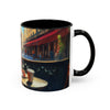 Parisian Dream Coffee Mug - 11oz featured in a cozy setting perfect for sipping beverages.