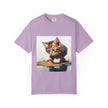 Kitten T-Shirt, Retro Fashion Tee, Stylish Casual Wear, Gift for Her, Trendy T-Shirt for Events