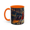 Vintage-Inspired Cityscape Accent Coffee Mug - 11oz & 15oz as a unique gift idea for any occasion.