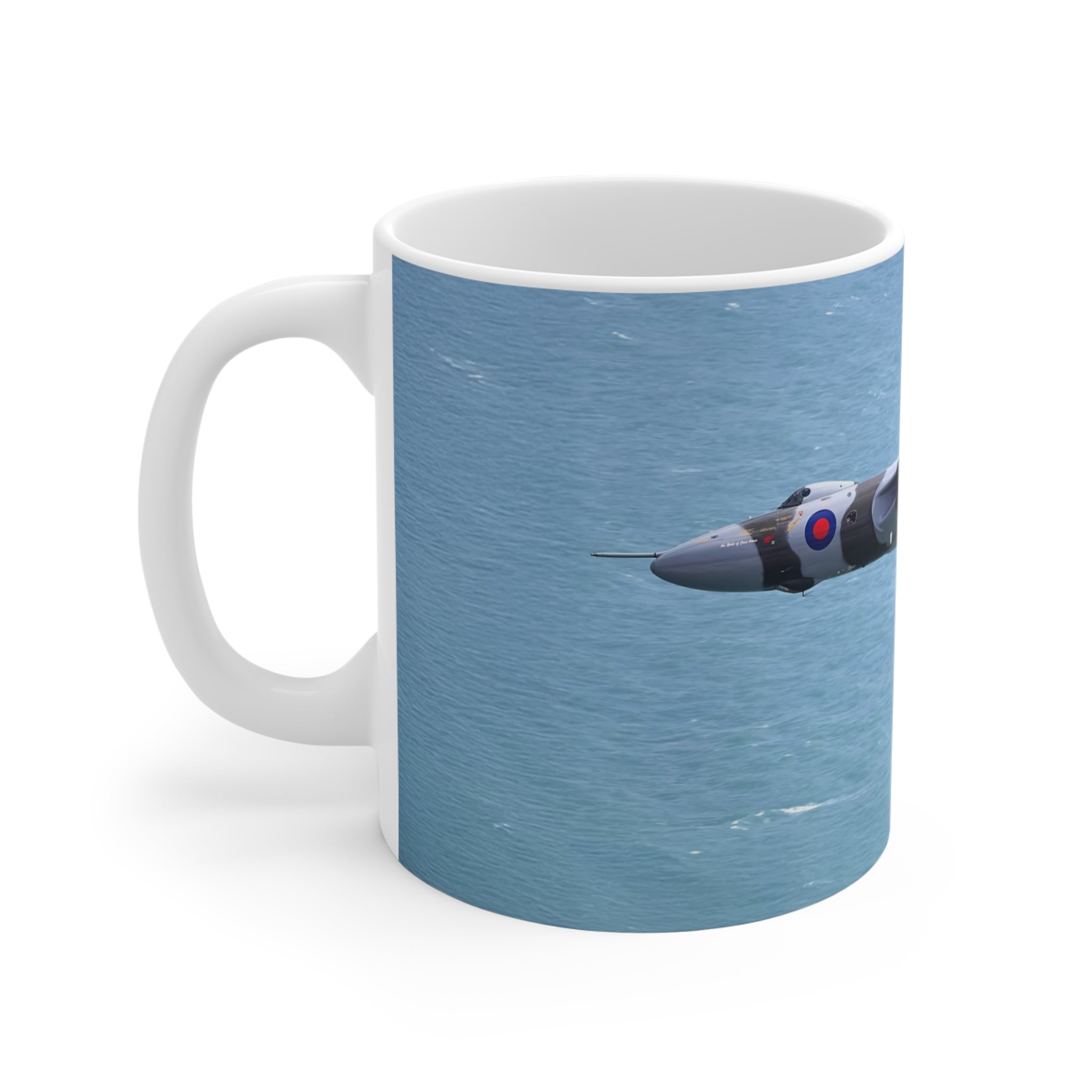 Vulcan Airplane Mug, Aviation Enthusiast Gift, Pilot Coffee Cup, Retro Flight Decor, Unique Pilot Mug