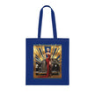 Vintage Glamour Cotton Tote Bag , Artistic Tote Bag