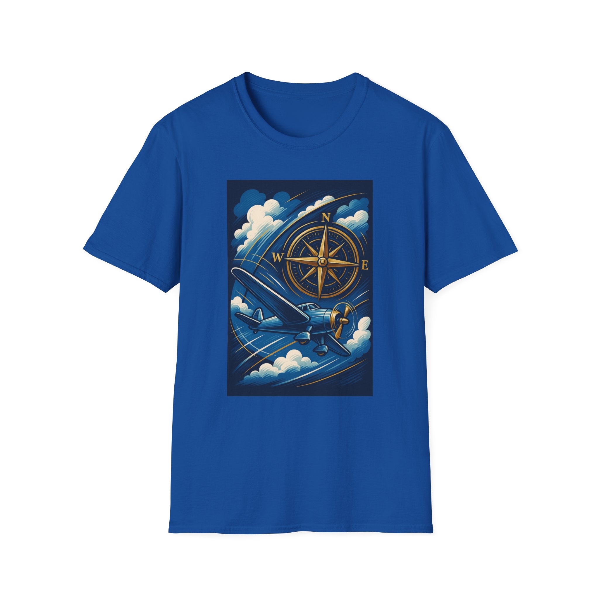 Adventure Compass T-Shirt, Travel Gift, Exploration Tee, Unisex Graphic Shirt, Gift For Him, Outdoor Adventure Apparel