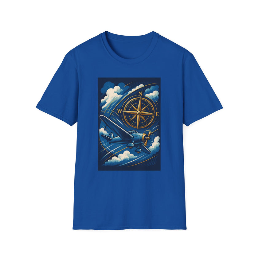 Adventure Compass T-Shirt, Travel Gift, Exploration Tee, Unisex Graphic Shirt, Gift For Him, Outdoor Adventure Apparel