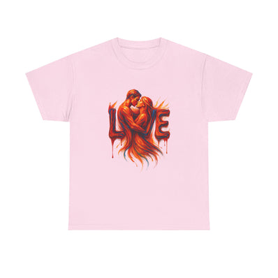 Romantic Love Unisex Heavy Cotton Tee