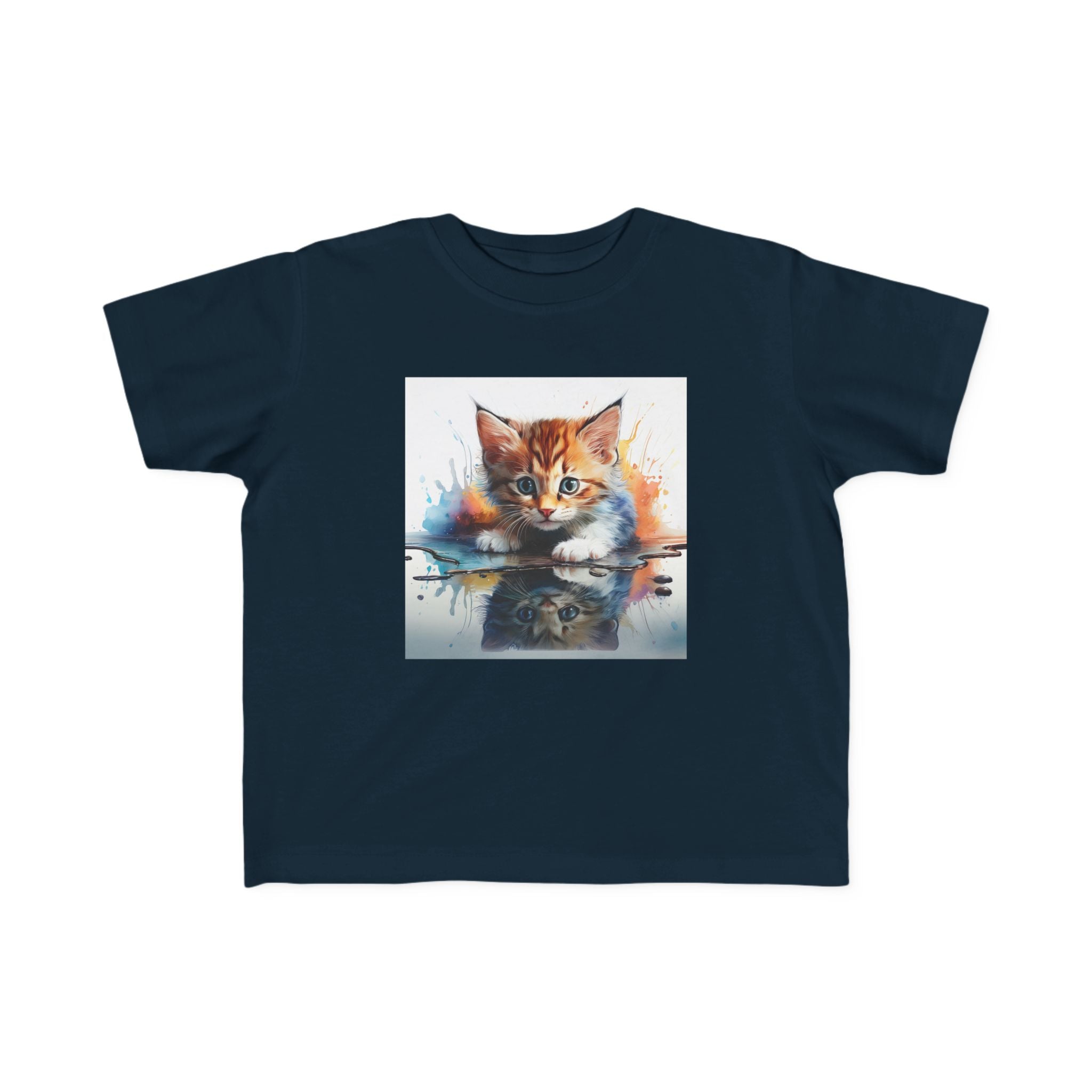 Whimsical Cat Art Toddler Tee Kids' Clothing