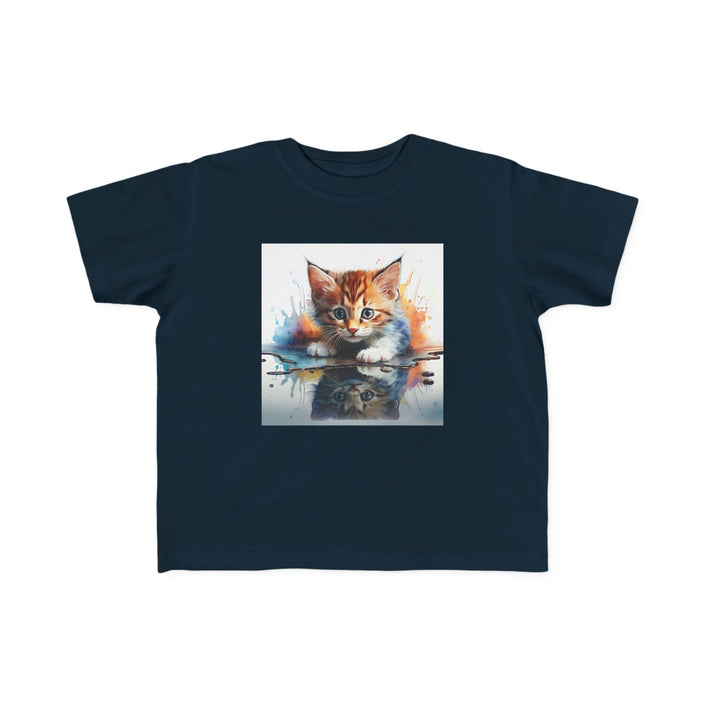 Whimsical Cat Art Toddler Tee Kids' Clothing