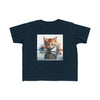 Whimsical Cat Art Toddler Tee Kids' Clothing