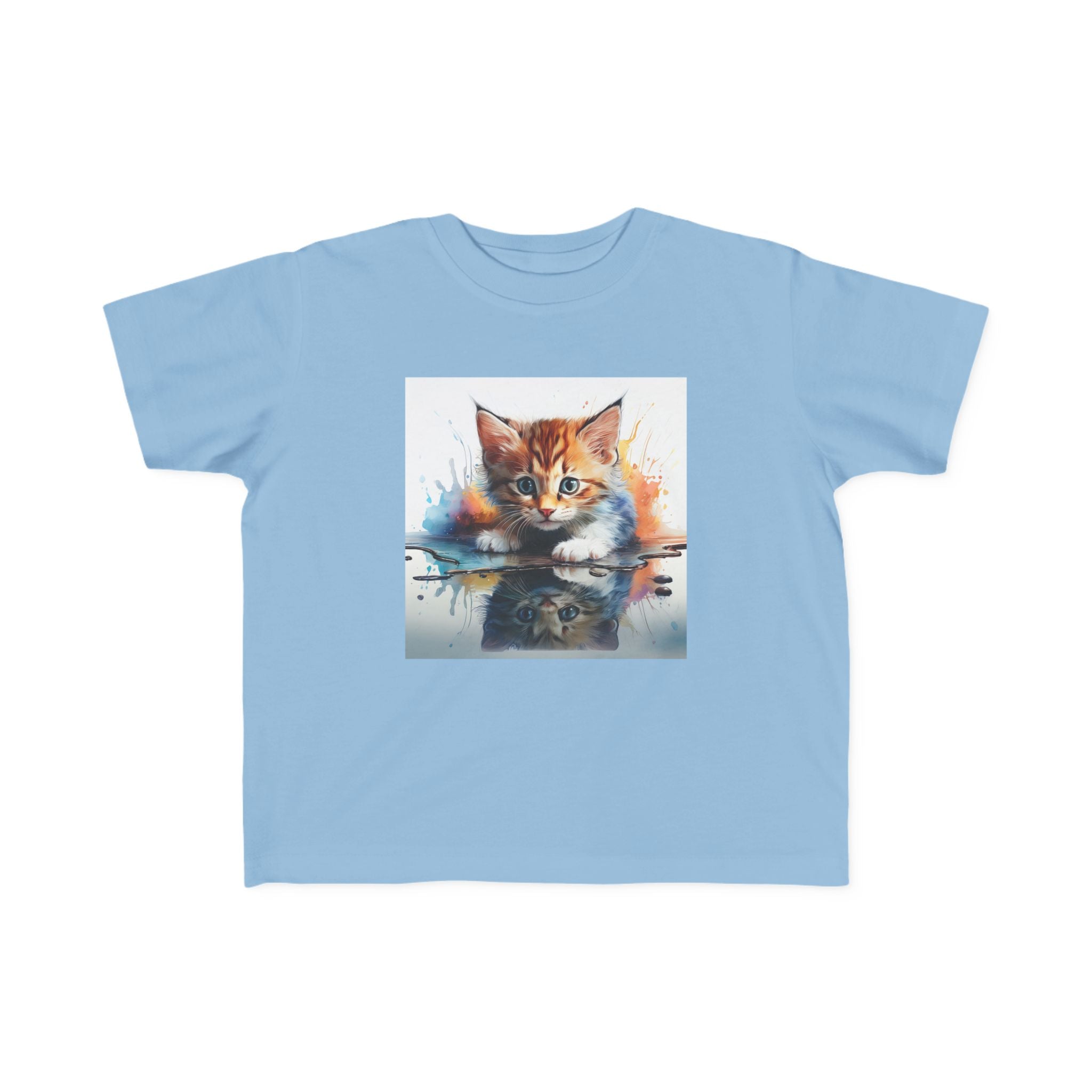 Whimsical Cat Art Toddler Tee Kids' Clothing
