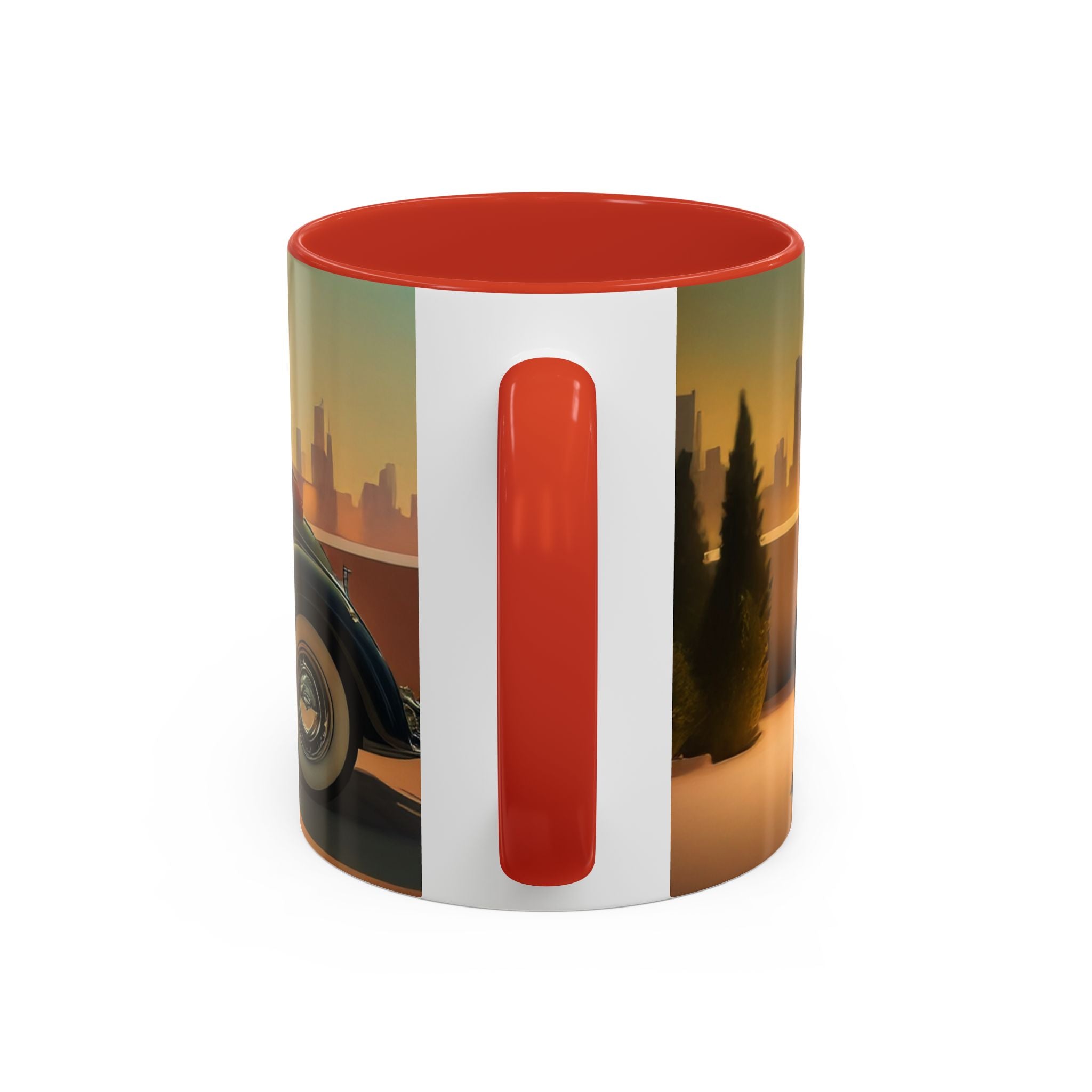 Artistic shot of a Vintage Glamour Accent Coffee Mug with cozy atmosphere.