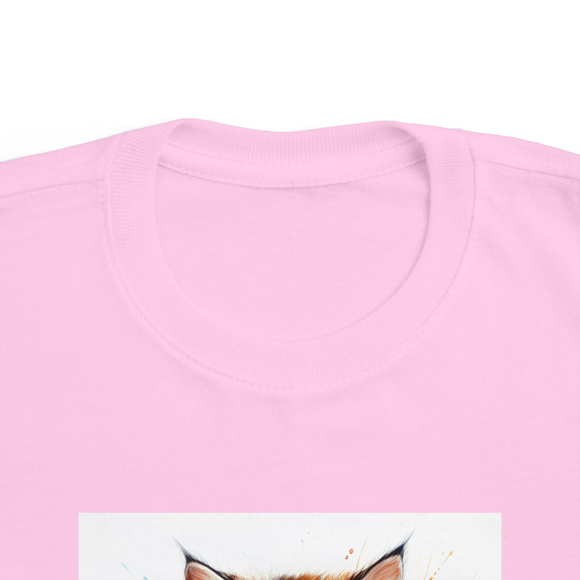 Whimsical Cat Art Toddler Tee Kids' Clothing
