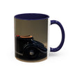 Elegant Vintage Lady Accent Coffee Mug, ideal for social gatherings and cozy moments.