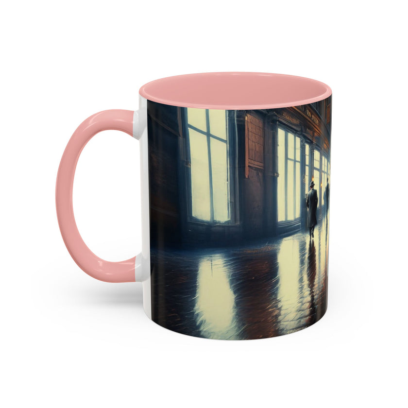 Elegant Urban Nightlife Coffee Mug in a cozy kitchen setting, highlighting its everyday usability.