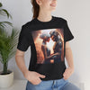 Futuristic Love Tee for Her | Sci-Fi Enthusiast Shirt, Unisex Graphic Tee, Gift for Her, Casual Wear, Geeky Apparel