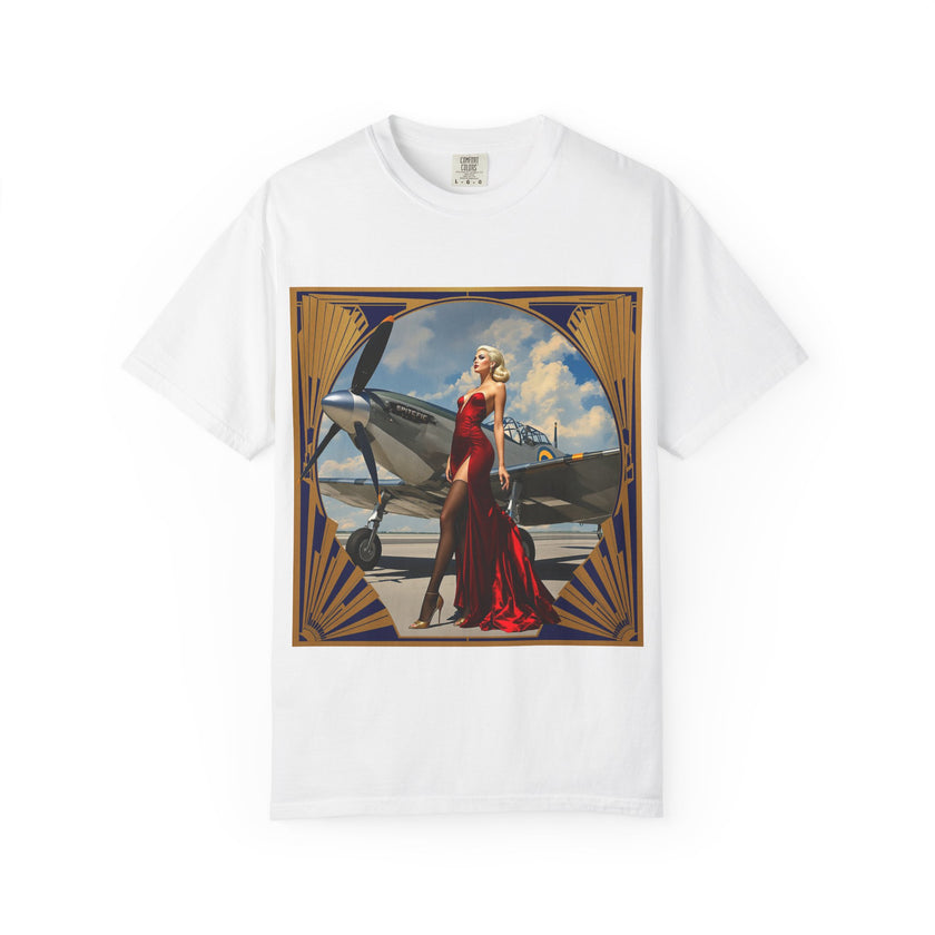 Vintage Glamour T-Shirt, Retro Fashion Tee, Stylish Casual Wear, Gift for Him, Trendy T-Shirt for Events