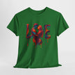 Love Heavy Cotton Tee For Him - Artful Expression for Couples, Gift for Anniversaries, Valentine's Day, Casual Wear, Art Lovers Tee