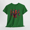 Love Heavy Cotton Tee For Him - Artful Expression for Couples, Gift for Anniversaries, Valentine's Day, Casual Wear, Art Lovers Tee