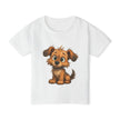 Cute Dog Design Toddler T-Shirt, Perfect for Gifts, Birthdays, Playdates, Animal Lovers, Casual Wear, Kids Clothing