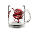 Romantic Kiss Glass Mug, 10oz | Perfect Gift for Valentine's Day, Wedding, Anniversary, Coffee Lovers, Home Decor