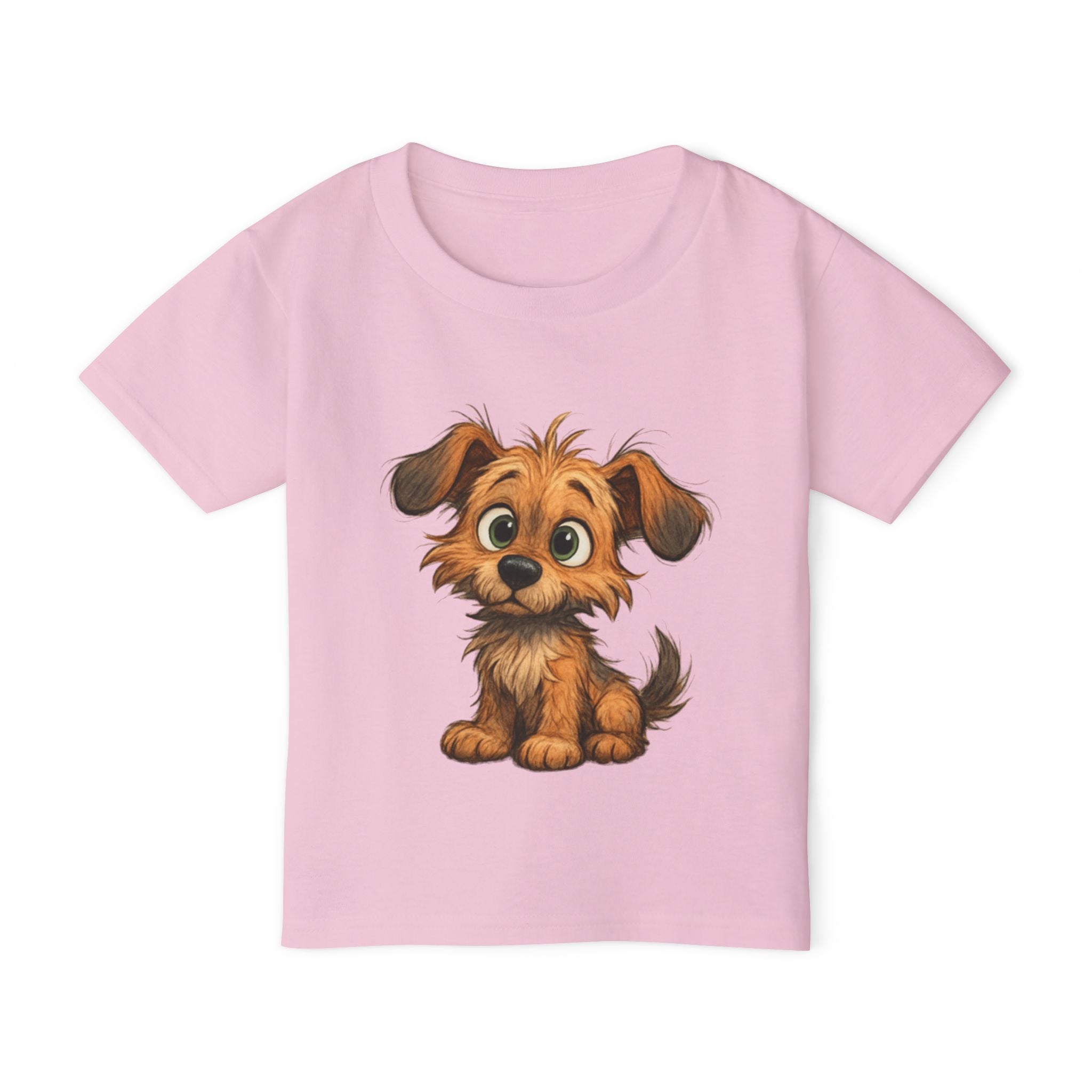 Cute Dog Design Toddler T-Shirt, Perfect for Gifts, Birthdays, Playdates, Animal Lovers, Casual Wear, Kids Clothing