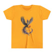 Mystical Phoenix Youth Tee, Magical T-Shirt for Kids, Fantasy Shirt, Perfect Birthday Gift, Summer Outfit, Kids Apparel