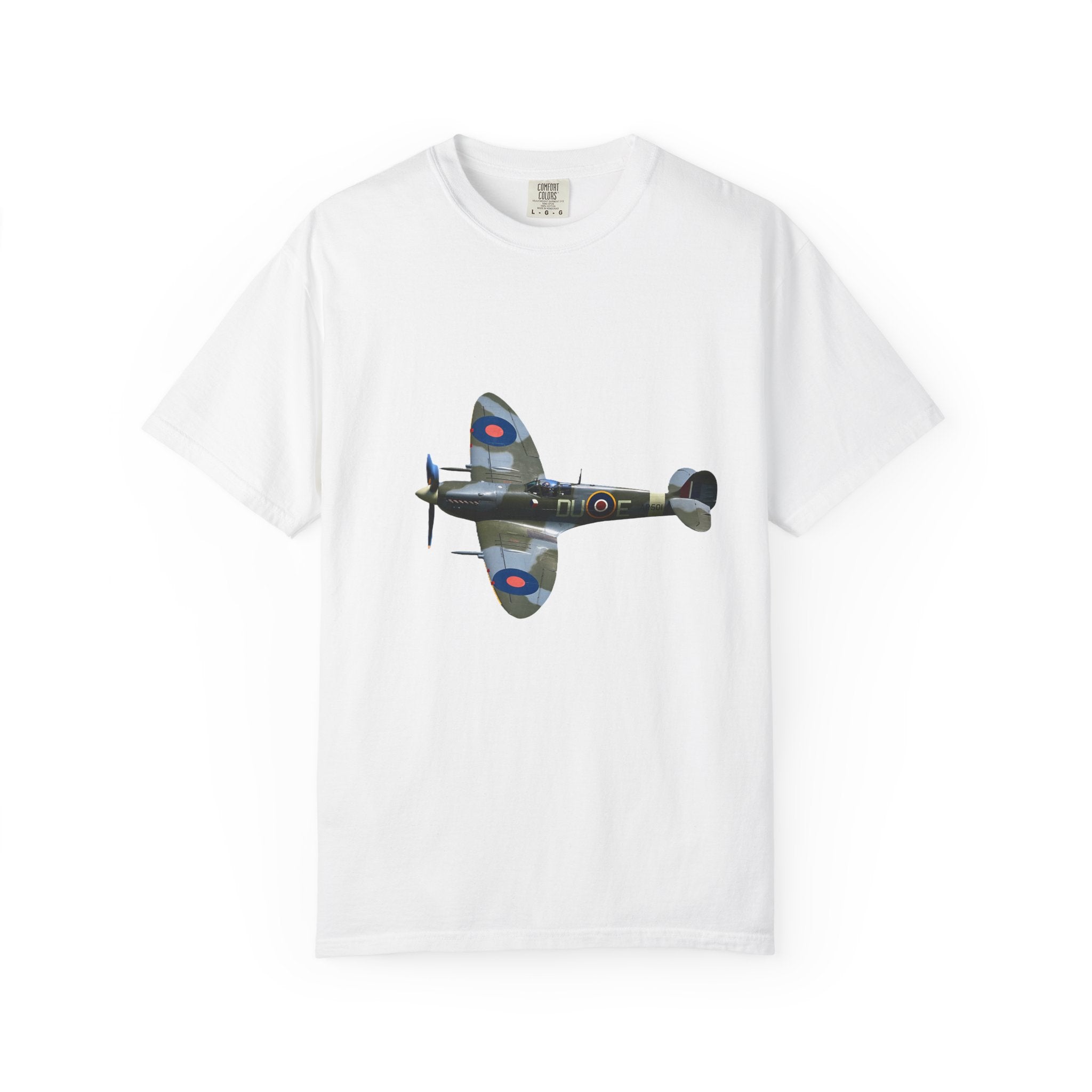 Spitfire T Shirt Aviation Fighter RAF WW2 T-Shirt, Retro Fashion Tee, Stylish Casual Wear, Gift for Him, Trendy T-Shirt for Events