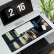 Elegant Urban Scene Desk Mat - Stylish Office Accessory for Your Workspace