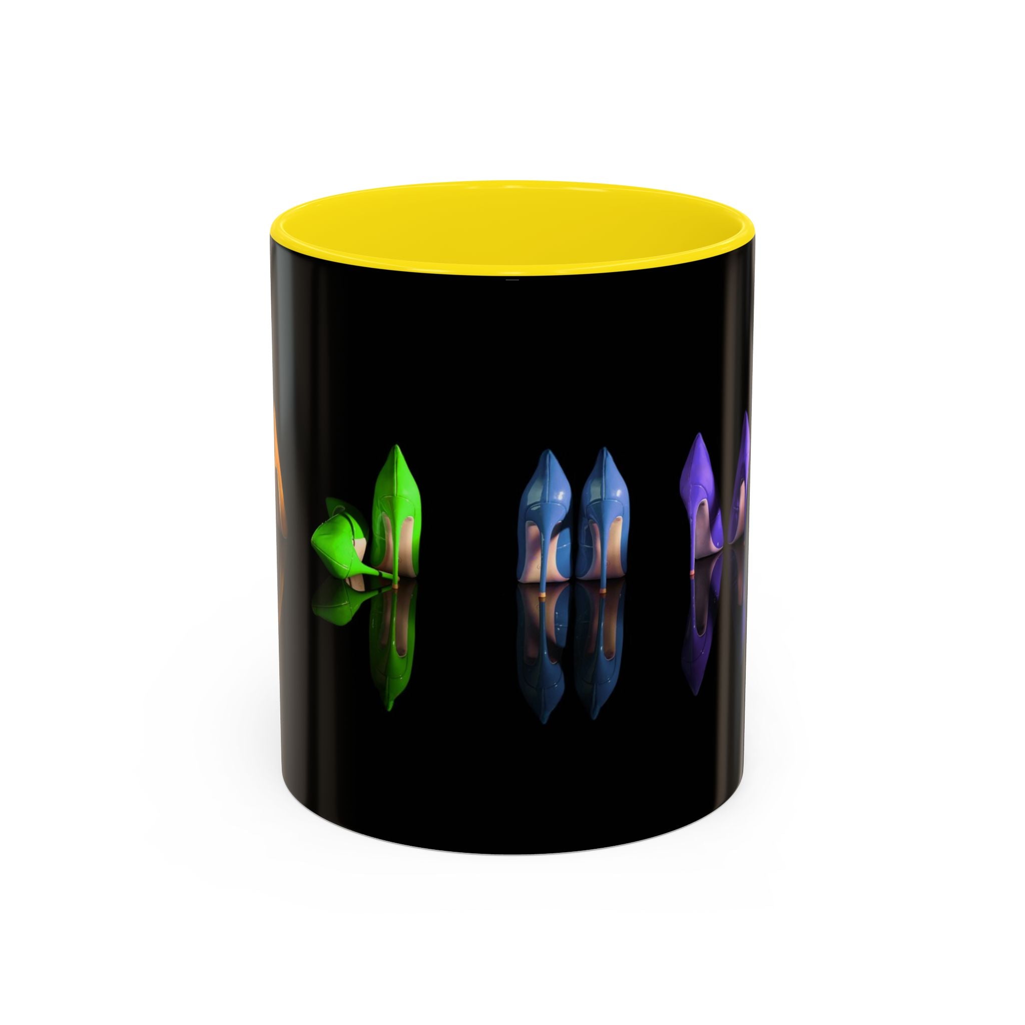 A coffee lover enjoying a drink from the Elegant Silhouette Coffee Mug Collection at home.