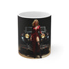 Glamour Woman Dress, London Mug, Enthusiast Gift, Coffee Cup, Retro, Unique, Mug, Red , London