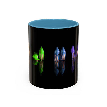 The elegant design and ergonomic shape of the coffee mug from the Elegant Silhouette Coffee Mug Collection.