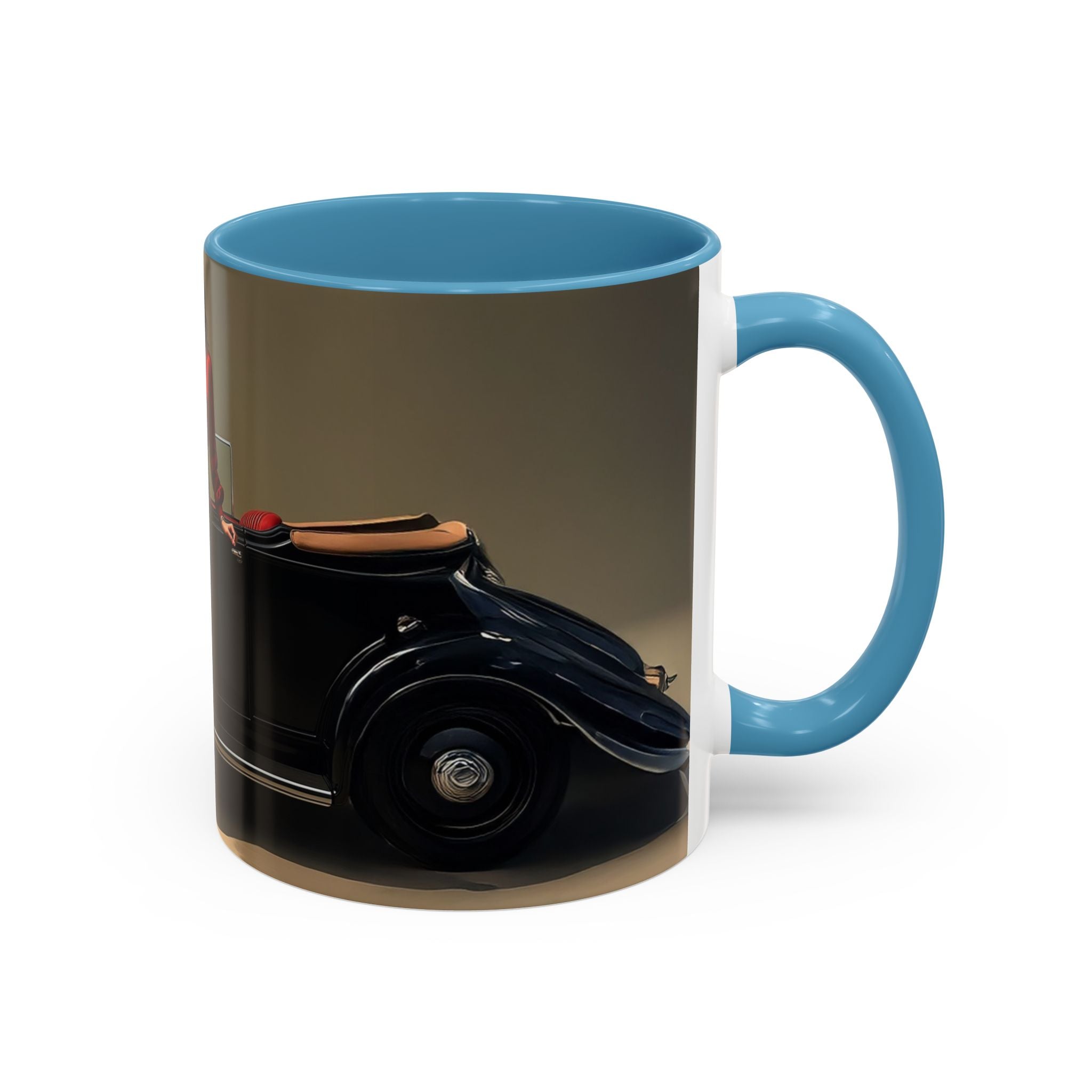 Stylish Accent Coffee Mug with a unique artistic touch to your drinkware.