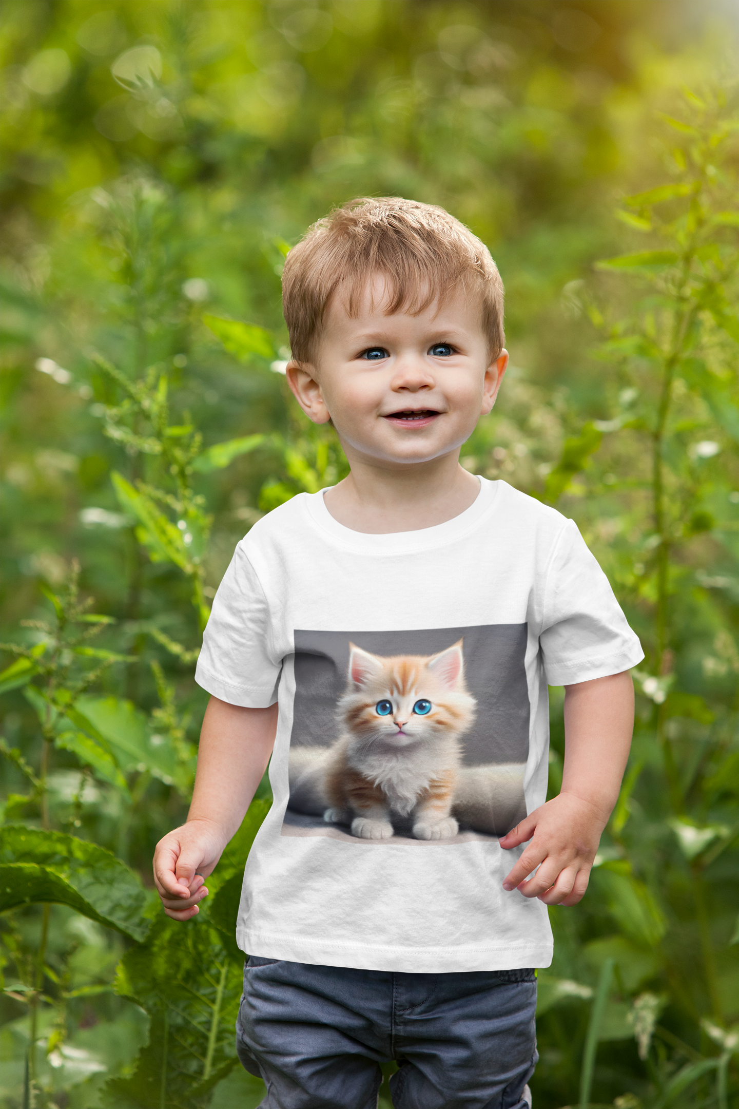Cute Kitten Toddler T-Shirt | Cute Cat Tee for Kids | Perfect Birthday Gift, Animal Lovers, Pet Lovers, Everyday Wear