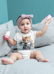 Kitten Infant Bodysuit, Baby Onesie, Newborn Outfit, Baby Shower Gift, Adorable Pet Bodysuit