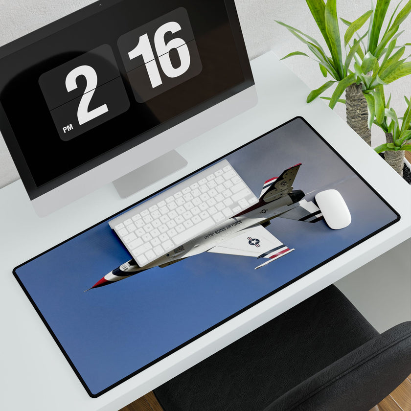 USAF Fighter Jet Desk Mat - Stylish & Functional Workspace Accessory