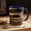Vintage Aviator Accent Coffee Mug - 11oz, Vibrant Accent Coffee Mug