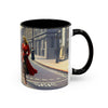 Vintage Glamour Accent Coffee Mug paired with pastries, making a delightful gift idea.