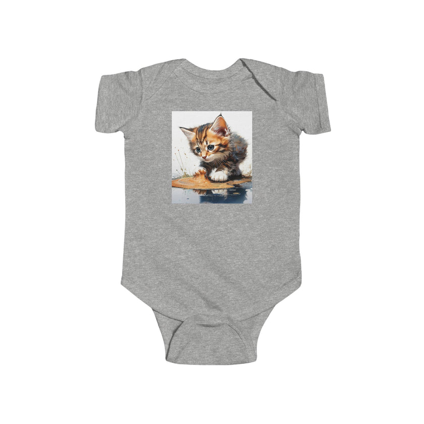 Cute Kitten Infant Bodysuit for Baby Girls and Boys