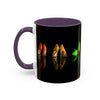 Elegant Silhouette Coffee Mug Collection featuring a vibrant color scheme and ceramic craftsmanship.