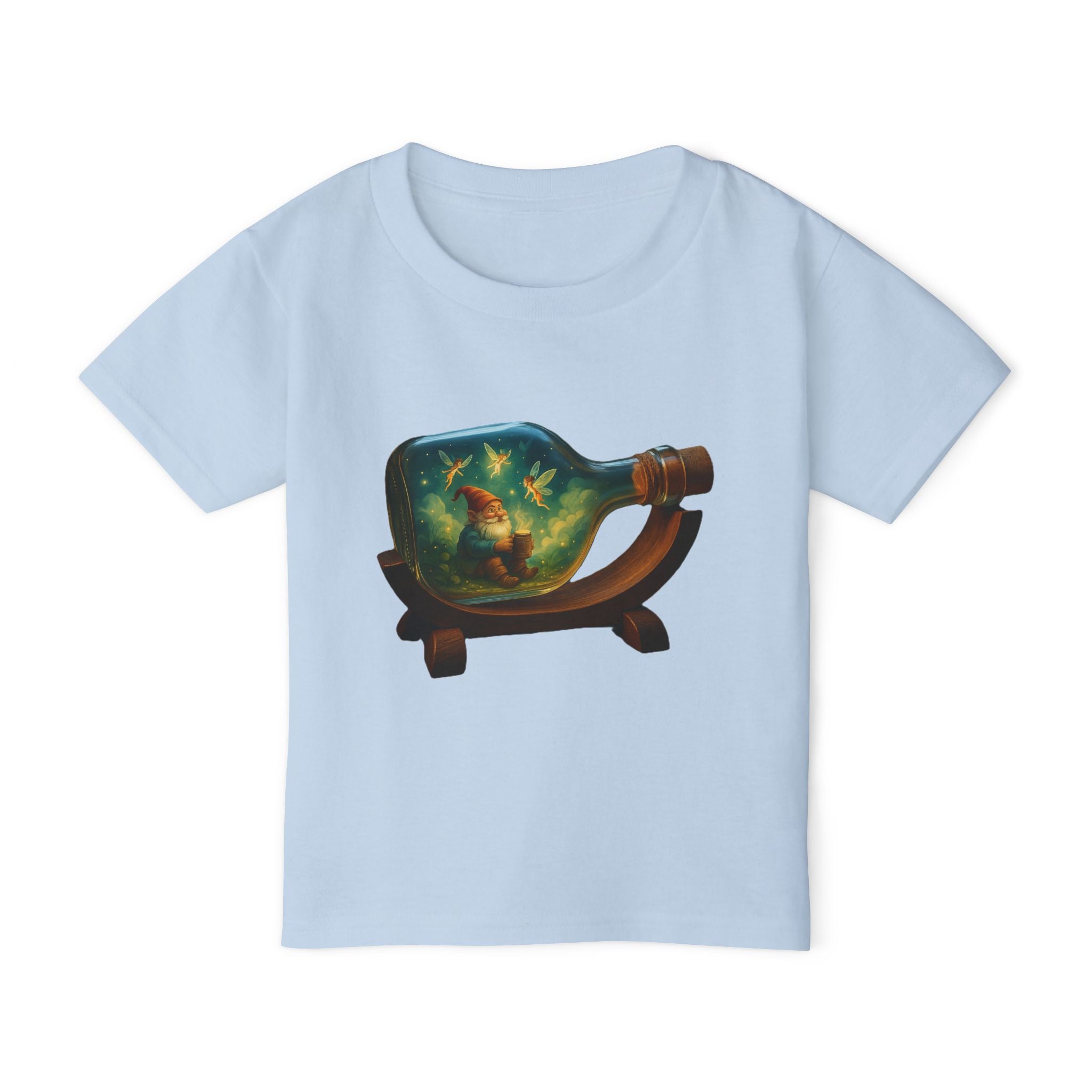 Whimsical Toddler T-Shirt with Bottle Design, Cute Kids Tee, Gift for Toddlers, Birthday Outfit, Playful Apparel