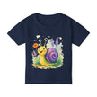 Cute Snail Toddler T-Shirt, Kids Apparel, Baby Shower Gift, Garden Party Outfit, Playful Shirt