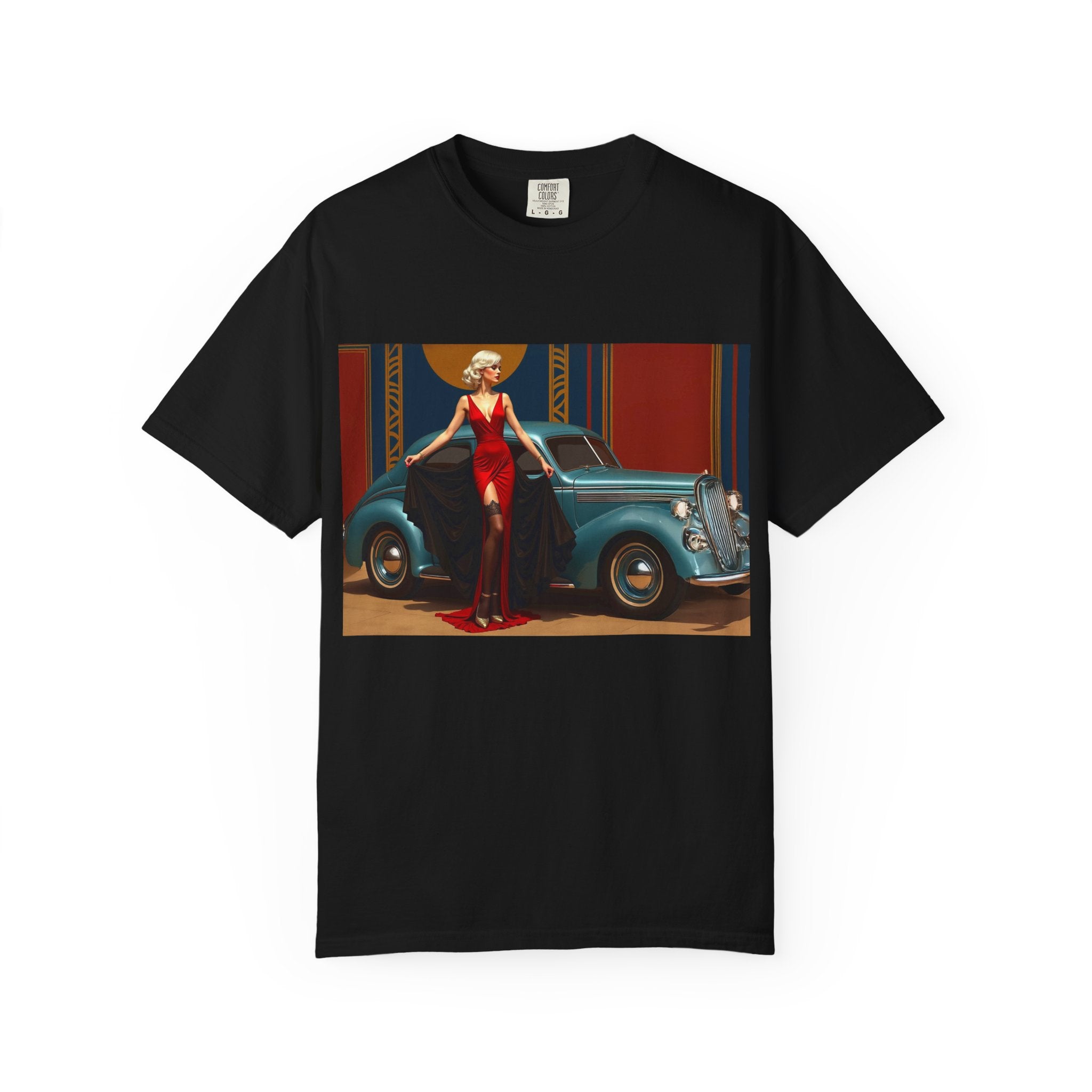 Glamour T-Shirt for Her, Retro Fashion Tee, Stylish Casual Wear, Gift for Her, Trendy T-Shirt for Events