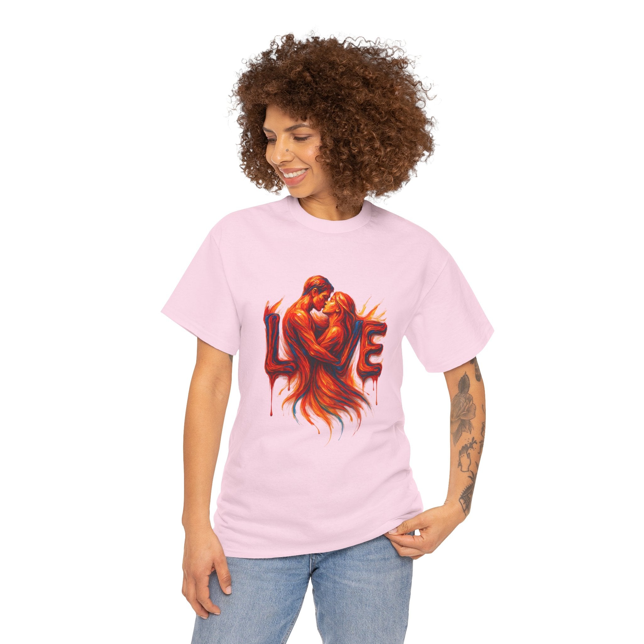 Romantic Love Unisex Heavy Cotton Tee