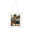 Chic Travel Cotton Tote Bag - Fashionable Design for Jetsetters